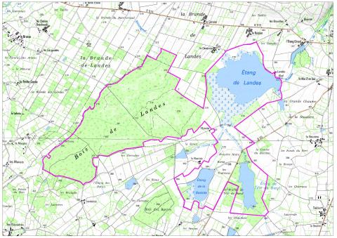 Carte IGN du site Natura 2000